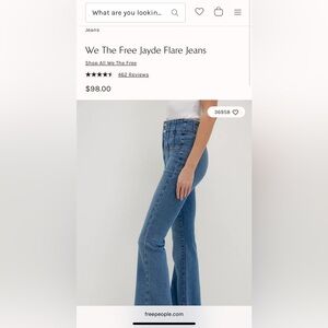 We The Free Jayde Flare Jeans in White